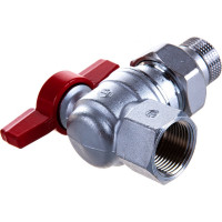 Шаровой кран Giacomini латунь хром угловой R789 20 Ру16 ВР/ R789X005 007-0922