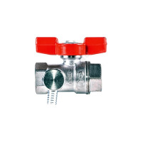 Шаровой кран Giacomini латунь со спускником R251S хром R251SX003 007-6013