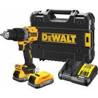 Ударная бесщеточная дрель-шуруповерт DEWALT 2 скорости, 2 АКБ 18 В XR Li-Ion DCD805E2T-QW