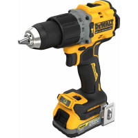 Ударная бесщеточная дрель-шуруповерт DEWALT 2 скорости, 2 АКБ 18 В XR Li-Ion DCD805E2T-QW