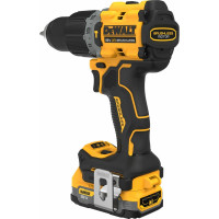 Ударная бесщеточная дрель-шуруповерт DEWALT 2 скорости, 2 АКБ 18 В XR Li-Ion DCD805E2T-QW