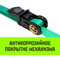 Стяжной ремень HITCH RS REGULAR 100:1000:6, 25мм, STF100DaN, 1т, 6м, комплект 2 шт. SZ067692