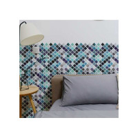 Комплект полимерной 3D плитки LAKO 30.5х30.5 см, 5 штук, Сине-серая мозаика LKD-AMZ018