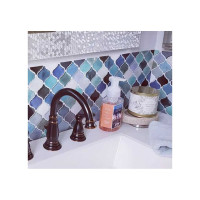 Комплект полимерной 3D плитки LAKO 30.5х30.5 см, 5 штук, Сине-серая мозаика LKD-AMZ018