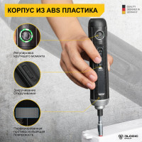 Аккумуляторная отвертка с прямой ручкой DELI DL-DP04-E1B2 102989