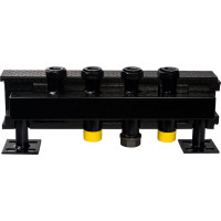 Стальной распределительный коллектор, 2 отопительных контура, в теплоизоляции DN 32 STOUT SDG-0016-005002