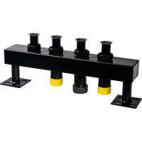 Стальной распределительный коллектор, 2 отопительных контура, в теплоизоляции DN 32 STOUT SDG-0016-005002