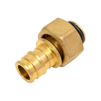 Соединитель для PE-X Giacomini GX179 Дн 16х1/2 накидная гайка с евроконусом GX179Y043 127-0767