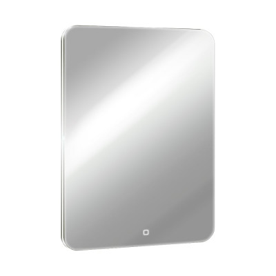 Зеркало с LED-подсветкой Toppus SATIN 55x80 сенсорный выключатель с функцией плавного диммирования, алюмин 2911.003