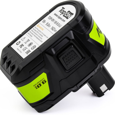 Аккумулятор для RYOBI 18V 2.0AH (LI-ION) PN: RB18L25 TopOn TOP-PTGD-RY-18-2.0