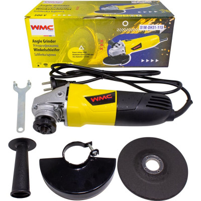 Углошлифовальная электрическая машина WMC TOOLS WMC-S1M-DH31-115(51353)