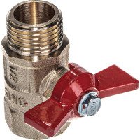 Кран шаровой ГАЛЛОП ПРАКТИК 131 15 Ру16 м/р бабочка, латунь 103253 107-4991