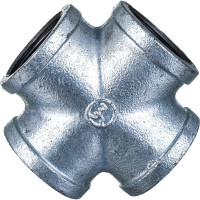 Крест Fittex PLUS прямой, чугун 25 ВР/ВР 127-3673