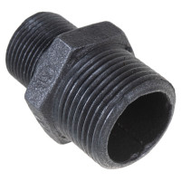 Переходной ниппель Fittex PLUS чугун 25х20 НР 127-3501