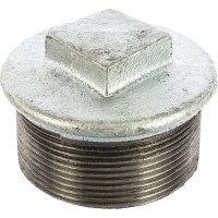 Заглушка чугун оцинкованная Fittex PLUS Ду 50 2" НР 128-3203