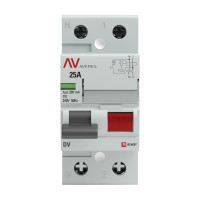 Устройство защитного отключения EKF DV 2P 25А/300мА AC AVERES rccb-2-25-300-ac-av