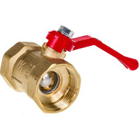 Кран шаровой ГАЛЛОП ПРАКТИК 120 Ду32 Ру16 м/м, латунь, рычаг 103275 107-6095