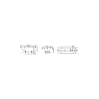 Ванна Kaldewei SANIFORM PLUS 372-1 размер 1600х750х410, alpine white, без ножек 112500010001 00039822