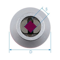Держатель метчика KING TONY М4-М12, 3/8" 39123012M