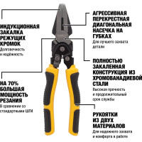 Комбинированные плоскогубцы DEWALT COMPOUND ACTION DWHT0-70276