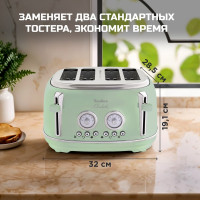 Тостер TESLER TT-445 GREEN 00000202743