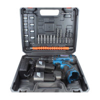 Аккумуляторная дрель-шуруповерт AktiTool CD16G SET (16 В, 2 аккум  1500 мАч, кейс, гибкий удлинитель)  101206