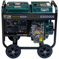 Дизельный генератор STEM Techno s3000de 3квт, электростартер, дисплей, подогрев ГЕН024