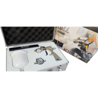 Краскопульт Radex skull killer spray gun с манометром, в кейсе rrp дюза 1.4 золото 12114