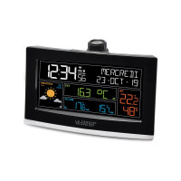 Погодная станция с цветным экраном и проектором La Crosse Technology Black WS6837