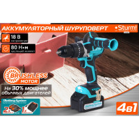 Аккумуляторный шуруповерт Sturm CD2080
