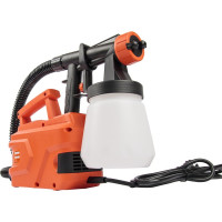 Электрический краскопульт Спец БПН-600 + Перчатки трикотажные с логотипом "ВсеИнструменты" 10 класс с ПВХ НАБОР-3265/8058