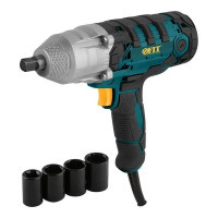 Электрический гайковерт FIT 450 Вт, 3600 об/мин, 5000 уд/мин, 350 Нм, быстрая смена щеток, резиновая накладка 80125