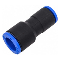 Фитинг цанговый прямой переходной пластиковый 10 мм на 8 мм CDC Pneumatics PG 1008N