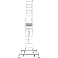 Профессиональная телескопическая передвижная тросовая вышка-тура Новая Высота рабочая высота до 5.9 м nv 3480 3480410