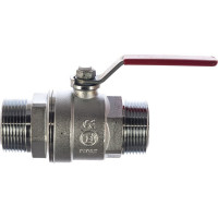 Шаровой кран Giacomini латунь хром R253DL 32 Ру35 НР рычаг R253LX006 007-0896