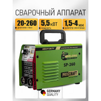 Инверторный сварочный аппарат PROCRAFT SP-260 SP260