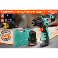Аккумуляторный шуруповерт Sturm CD3512SC
