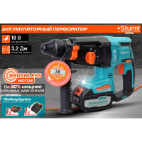 Аккумуляторный перфоратор Sturm 1BatterySystem CRH1832BLC