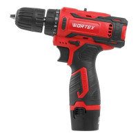 Аккумуляторная дрель-шуруповерт WORTEX BD 1220 Li в чемодане 12 В, 30 Нм, 2x1.5 А/ч, БЗП 10 мм 1329356