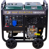 Дизельный генератор STEM Techno S8500DE 8,5 кВт, электростартер, дисплей, подогрев, АВР ГЕН030
