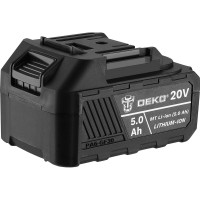 Аккумулятор DEKO MT Li-ion, 20В, 5.0А*ч, разъём UNV 084-1063