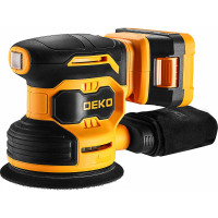 Шлифмашина эксцентриковая аккумуляторная DEKO DKCG-125, 20В, 1x2.0Ач 084-1041