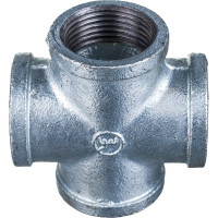 Крест Fittex PLUS прямой, чугун 25 ВР/ВР 127-3673