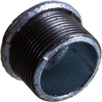 Заглушка чугун оцинкованная Fittex PLUS Ду 32 1 1/4" НР 128-3201