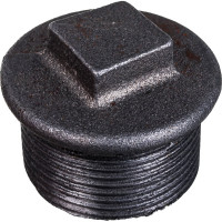 Заглушка чугун Fittex PLUS Ду 32 1 1/4" НР 128-0906