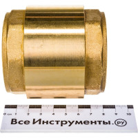 Обратный клапан Giacomini латунь севой R60 Ду 50 Ру25 Тмакс 110С ВР G2 диск металл R60Y038 019-0904