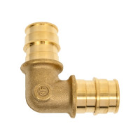 Угольник для PE-X Giacomini GX122 латунь, Дн 20х90гр GX122Y004 040-0365