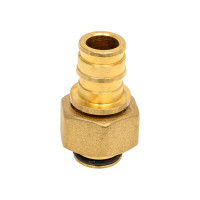 Соединитель для PE-X Giacomini GX179 Дн 16х1/2 накидная гайка с евроконусом GX179Y043 127-0767