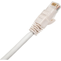 Шнур NIKOMAX, U/UTP 4 пары, Кат.5e, 7х0,205мм, белый, 0,15м NMC-PC4UD55B-001-C-WT