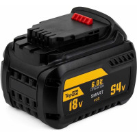 Аккумулятор для DEWALT XR FLEX VOLT 54V 6.0AH (LI-ION) TopOn TOP-DE-DCB546